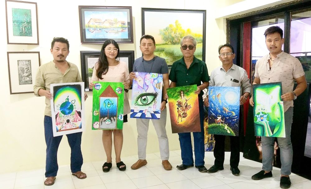 Painting competition held at 1st Dimapur Art Festival MorungExpress